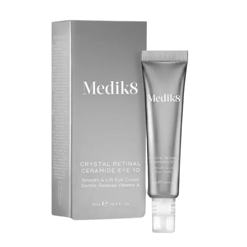 Купити Medik8 Crystal Retinal Ceramide Eye 10 Підтягуючий крем для розгладження зони навколо очей Вітамін А із повільним вивільненням