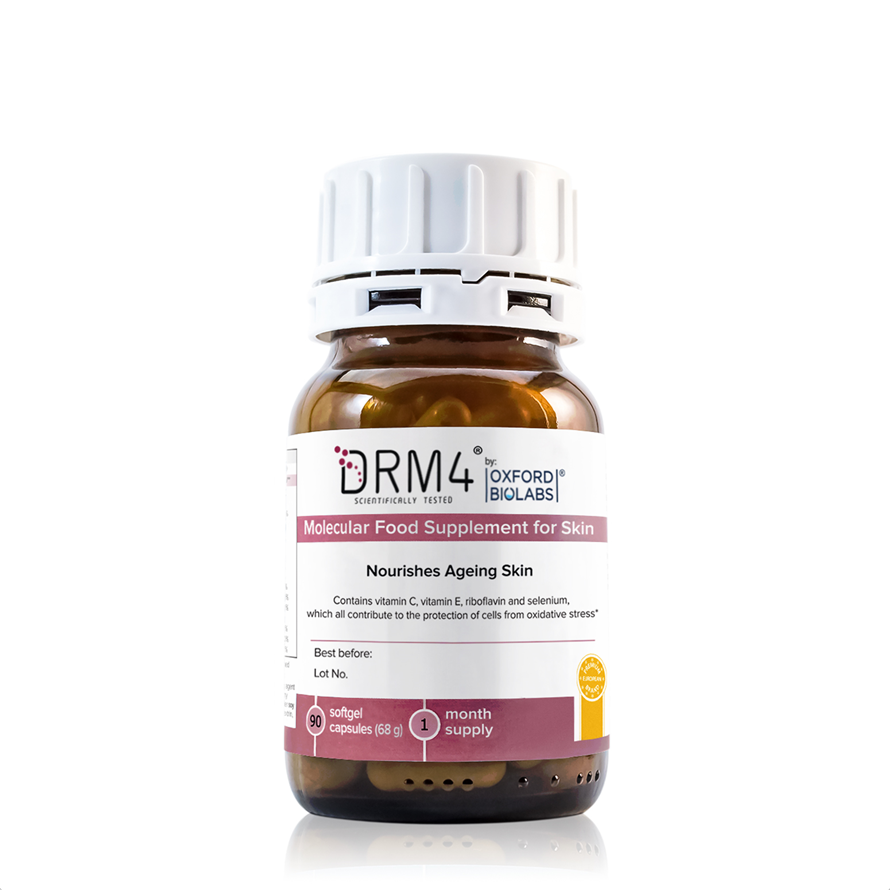 DRM44_face Oxford Biolabs DRM4® Молекулярна дієтична добавка для покращення стану шкіри (живлення шкіри)