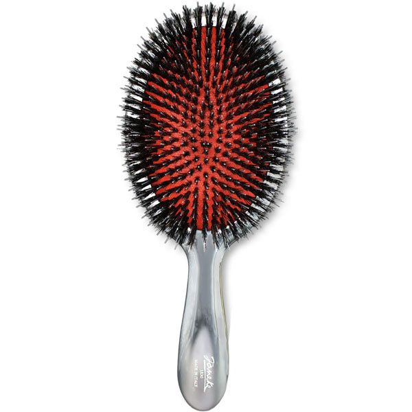 Janeke Superbrush Limited Bristles & Nylon Silver CRSP23M Щітка для волосся з ворсом та нейлоном «срібна»