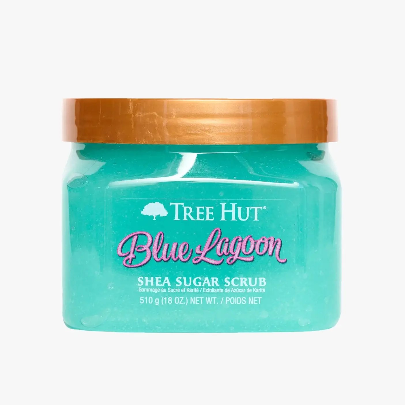 Tree Hut Blue Lagoon Shea Sugar Scrub Цукровий скраб для тіла зі свіжим літнім ароматом