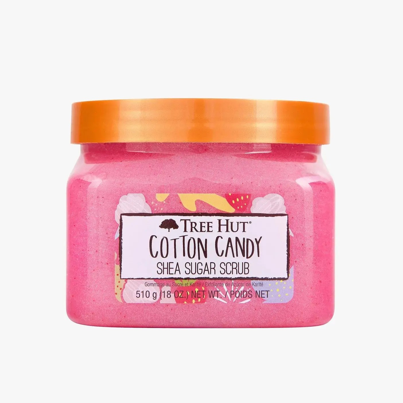 Tree Hut Cotton Candy Shea Sugar Scrub Цукровий скраб для тіла з цукровою ватою