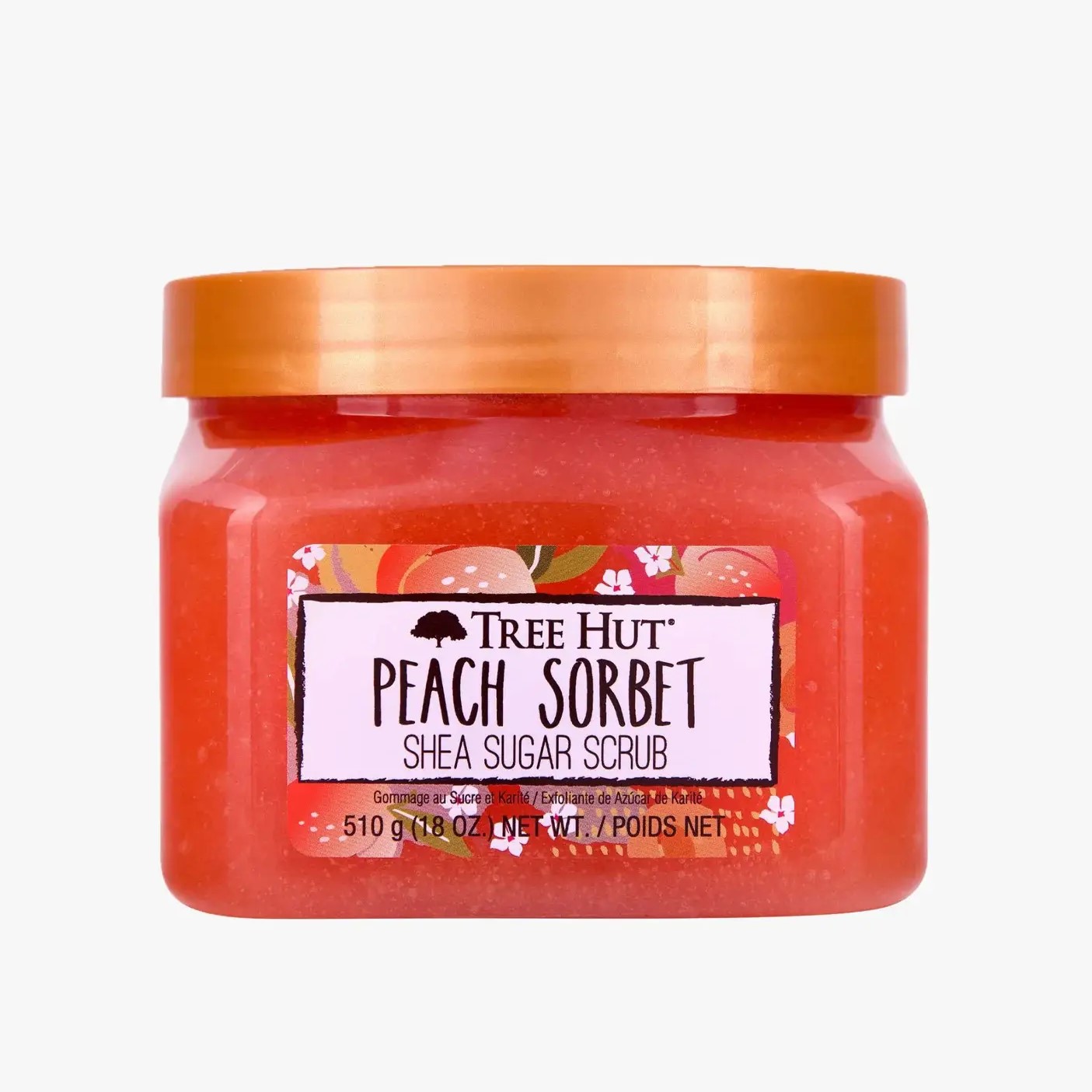 Tree Hut Peach Sorbet Shea Sugar Scrub Цукровий скраб для тіла з ароматом персикового сорбету