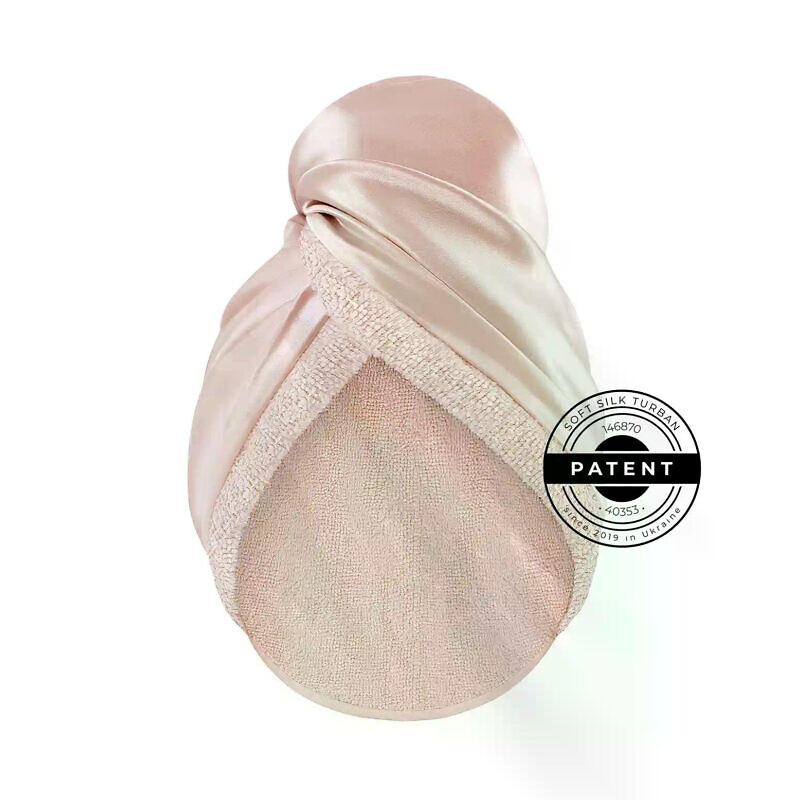 Купити Soft Silk Turban Шовковий рушник-тюрбан з махрою з доставкою.