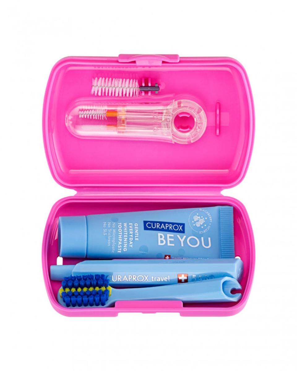 Купити Дорожній набір Curaprox “Be you” Рожевий Travel Set Ortho Pink