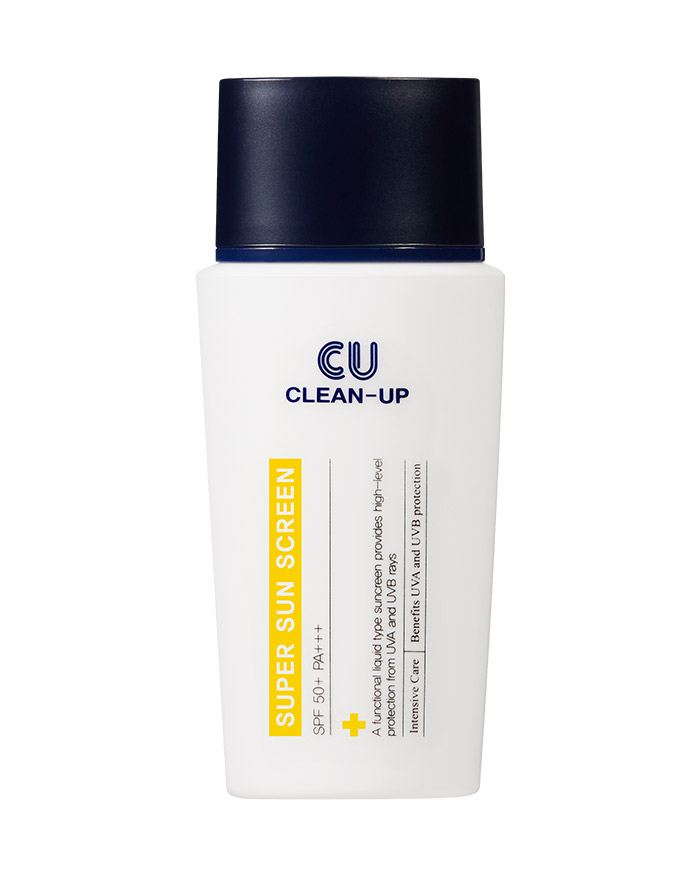 sonczezahysna-emulsiya-clean-up-super-sun-screen-spf-50-pa-50-ml Купити Сонцезахисна емульсія CUskin Clean-Up Super Sun Screen SPF 50+ PA+++ 50 мл