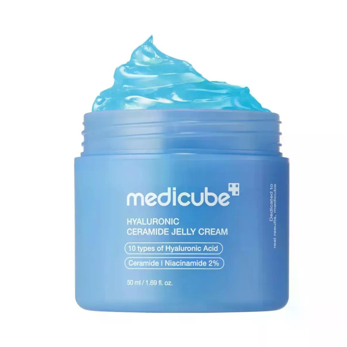 medicube-hyaluronic-ceramide-jelly-cream-50-ml-zvolozhuiuchyy-krem-zhele-z-hialuronovoiu-kyslotoiu-ta-keramidamy Кипити зволожуючий крем-желе з гіалуроновою кислотою та керамідами Medicube Hyaluronic Ceramide Jelly Cream 50 мл з доставкою по Україні.