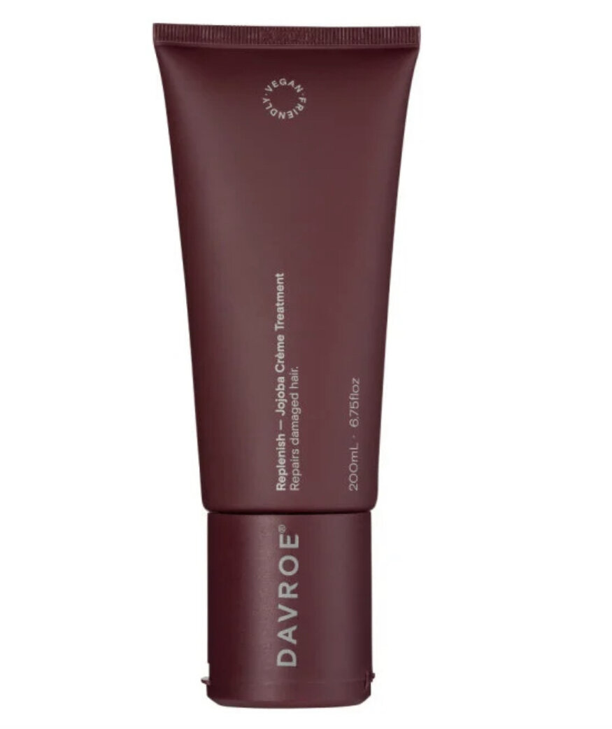 48aca4d917d7ec30d0d00a73eeedf92a Купити Davroe Replenish Jojoba Creme Treatment Відновлюючий змивний крем для волосся з олією жожоба 200 мл