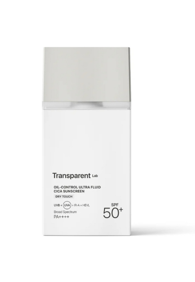 Купити Transparent Lab Ultra Fluid Cica Sunscreen SPF 50+ Сонцезахисний крем із центелою для контролю жирності шкіри, 100 мл