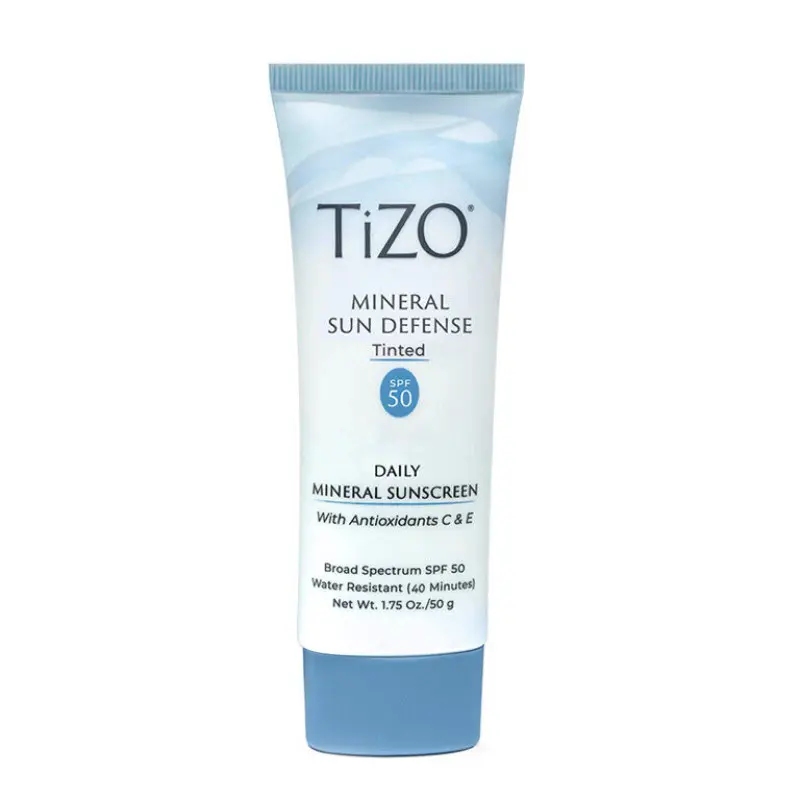 Купити TiZO Mineral Sun Defense Tinted SPF 50 Мінеральний сонцезахисний крем з відтінком