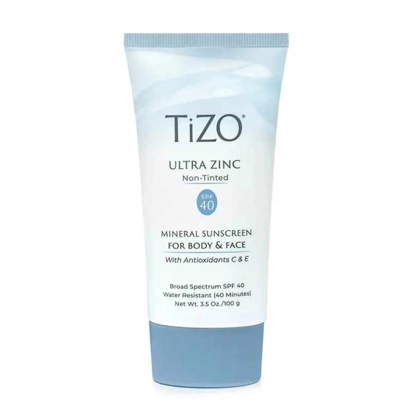 Купити TiZO Ultra Zinc Body & Face Non-Tinted SPF 40 Мінеральний сонцезахисний крем для обличчя та тіла без відтінку