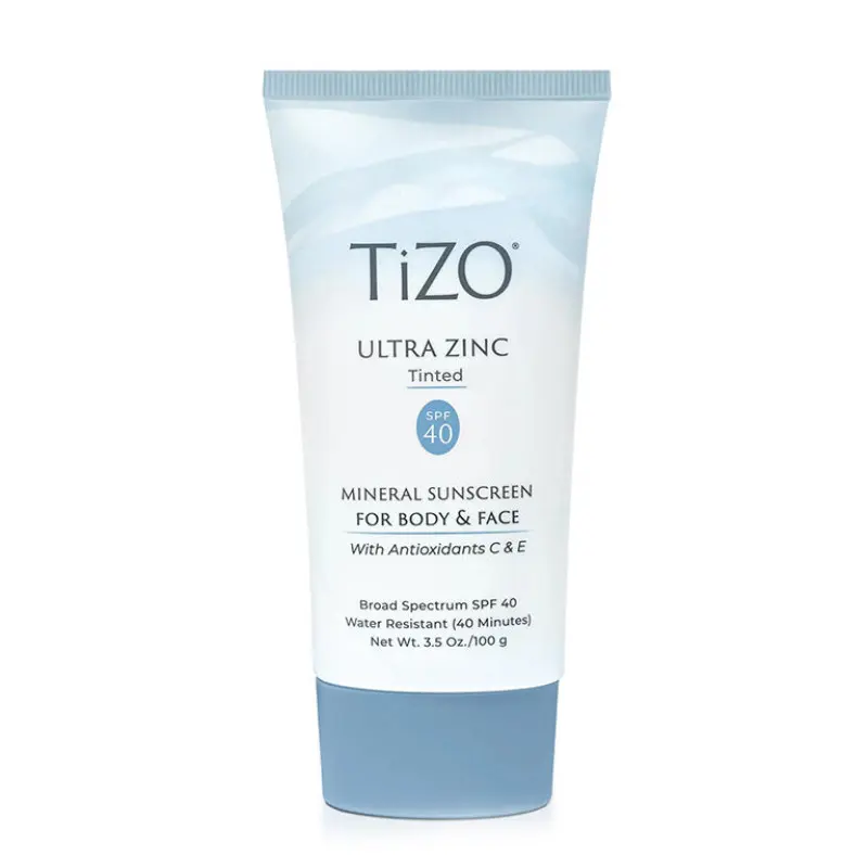 Купити TiZO Ultra Zinc Body & Face Tinted SPF 40 Мінеральний сонцезахисний крем для обличчя та тіла тонуючий