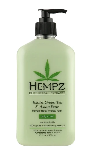 Купити HEMPZ Exotic Green Tea Asian Pear Herbal Moisturizer 500ml - Молочко для тіла Зелений чай та Груша