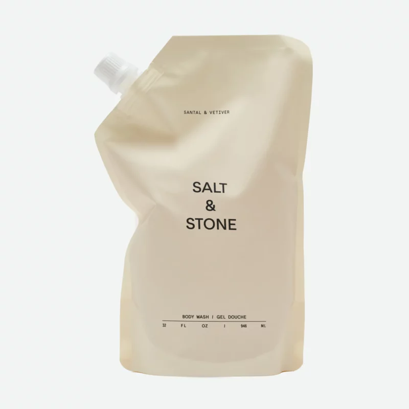 Купити SALT & STONE Антиоксидантний гель для душу з ароматом сандалового дерева та ветиверу (рефіл) SALT & STONE Body Wash - Santal & Vetiver
