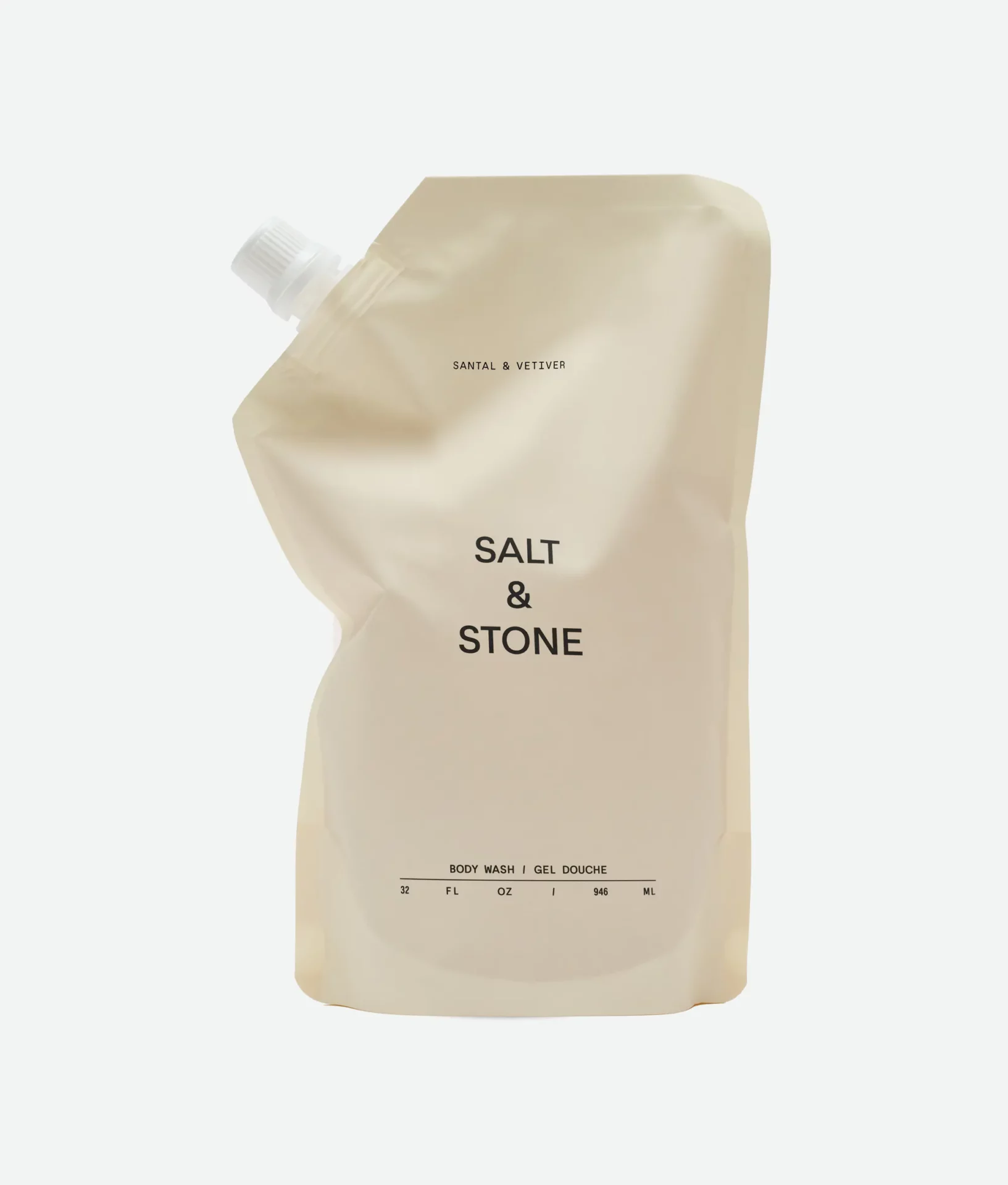 bodywash-santal-vetiver-refil.jpg Купити SALT & STONE Антиоксидантний гель для душу з ароматом сандалового дерева та ветиверу (рефіл) SALT & STONE Body Wash - Santal & Vetiver