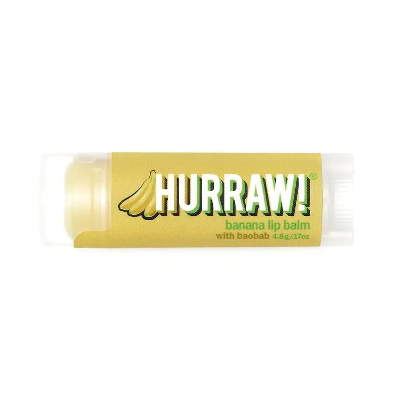 Купити бальзам для губ Hurraw! Banana Lip Balm 4.8г з доставкою по Україні.