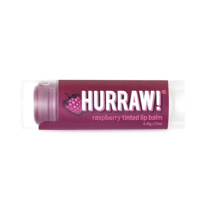 Купити бальзам для губ Hurraw! Raspberry Tinted Lip Balm 4.8г з доставкою по Україні.