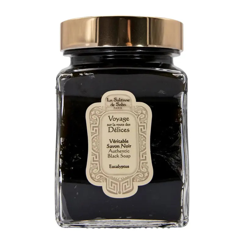 Купити чорне мило з евкаліптом La Sultane De Saba Eucalyptus Black Soap 300мл з доставкою по Україні.