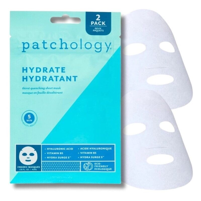 Patchology – FlashMasque® Hydrate 5 Minute Sheet Mask – Зволожуюча маска - Зображення 3