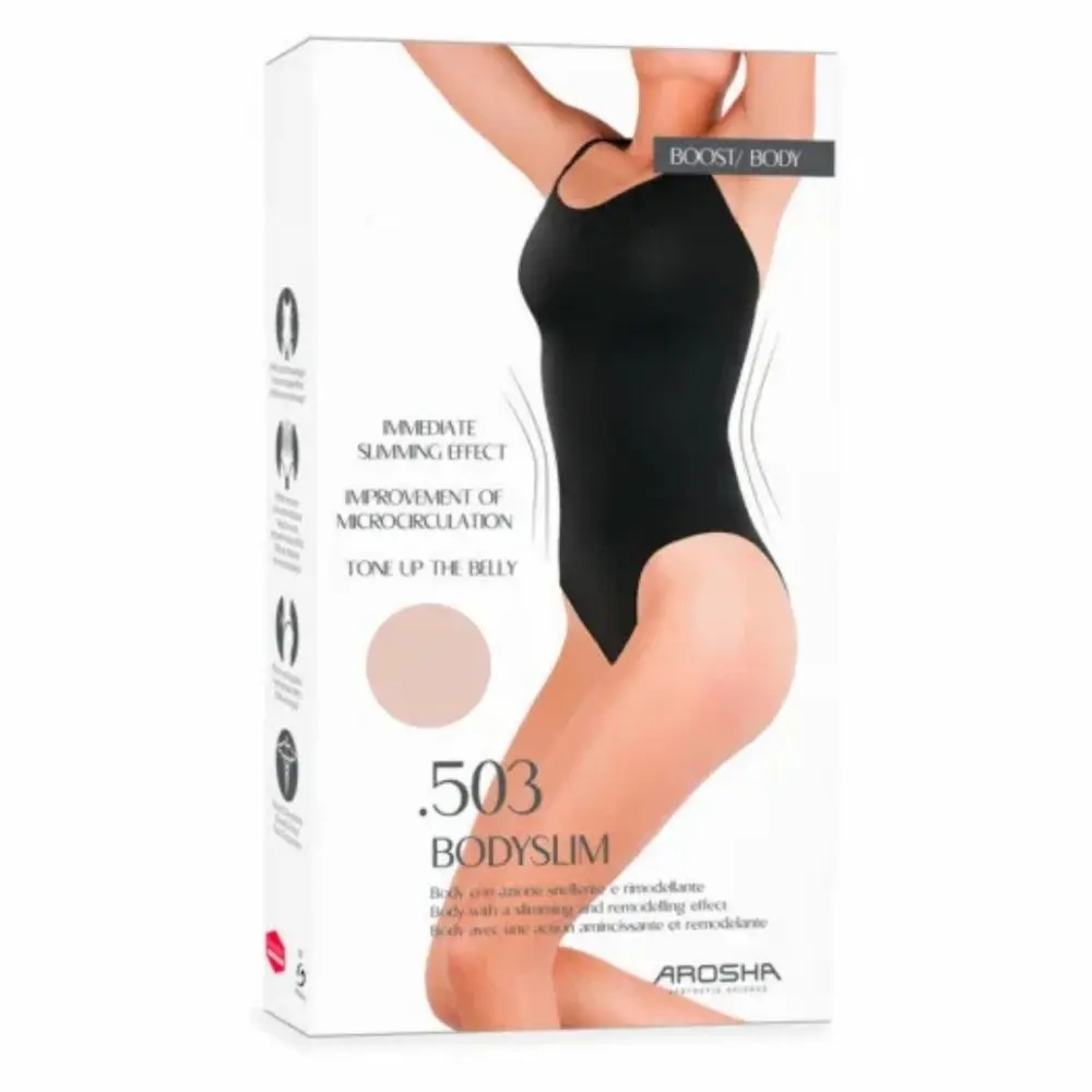 arosha-503-body-slim-nude-bodi-z-infrachervonym-drenuiuchym-i-pidtiahuiuchym-efektom-niud Купити боді з інфрачервоним, дренуючим і підтягуючим ефектом Нюд Arosha .503 Body Slim Nude з доставкою.