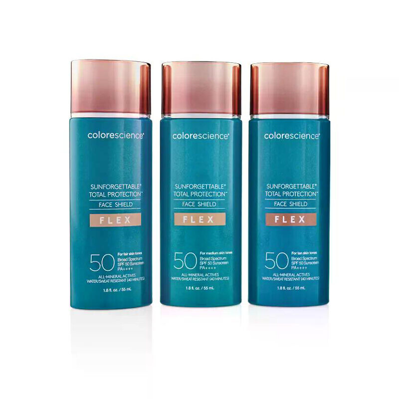 Colorescience  Sunforgattable Total Protection Face Shield Flex Light SPF 50 – Сонцезахисний крем для обличчя з адаптивними пігментами - Зображення 2