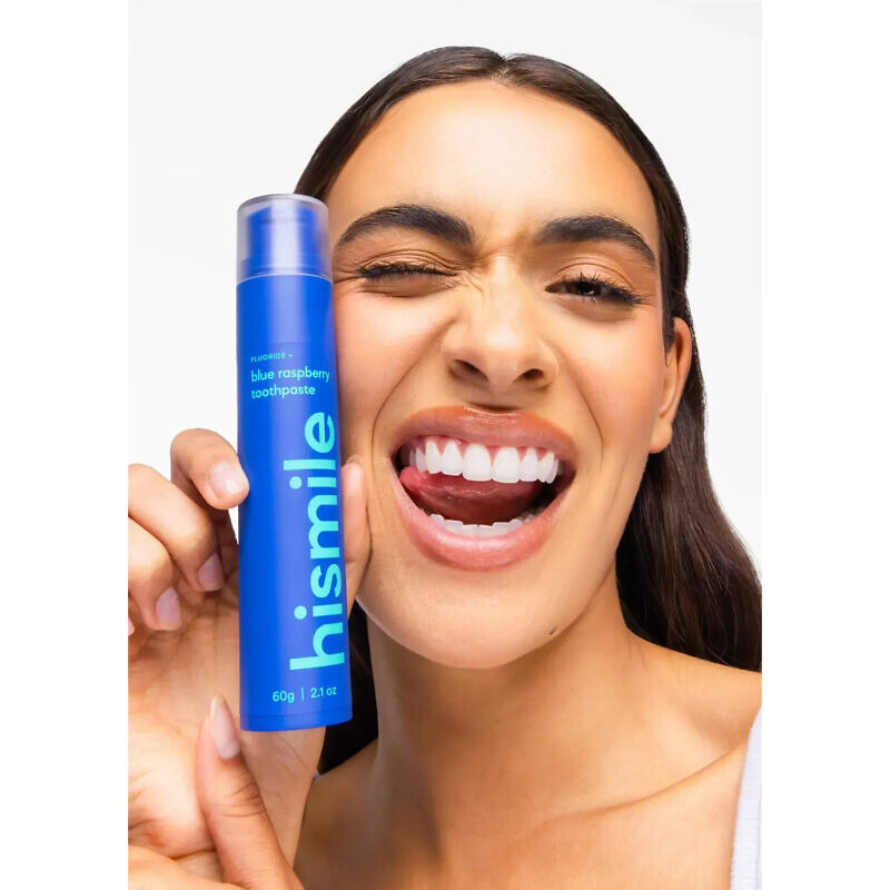 Hismile Blue Raspberry Toothpaste 60g - Зубна паста зі смаком блакитної малини - Зображення 5
