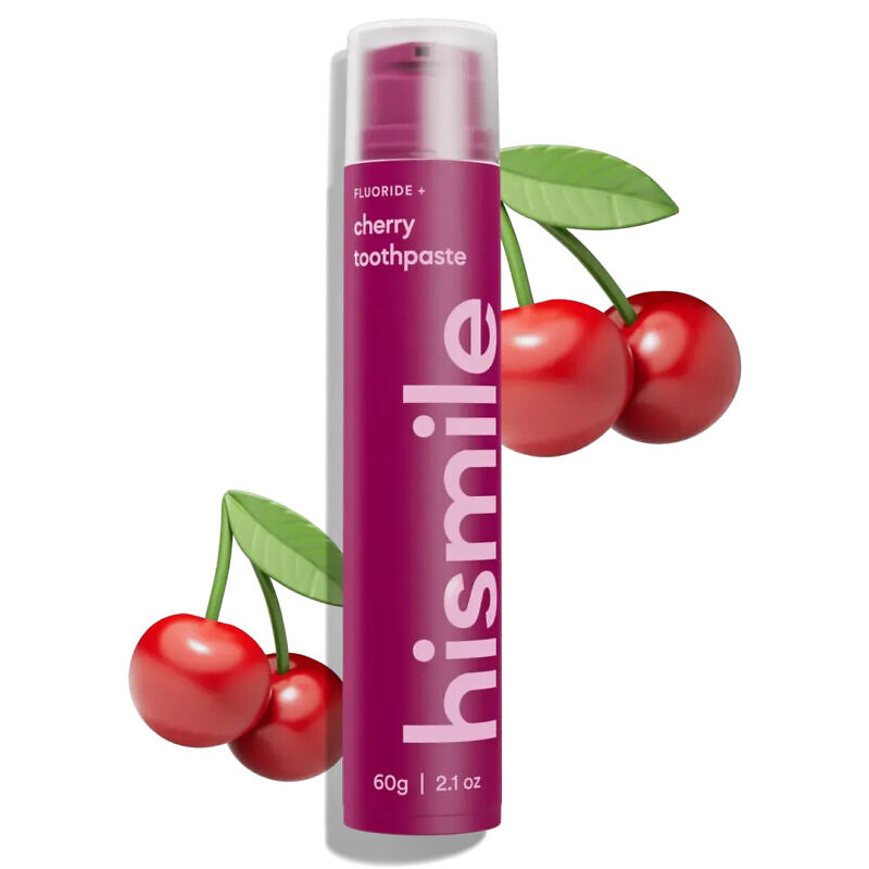 Купити зубну пасту зі смаком вишні Hismile Cherry Toothpaste 60g з доставкою по Україні.