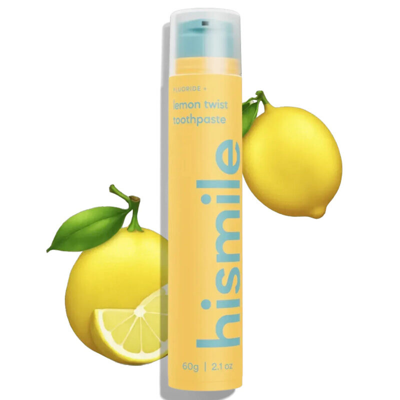 Купити зубну пасту зі смаком лимону Hismile Lemon Twist Toothpaste 60g з доставкою.
