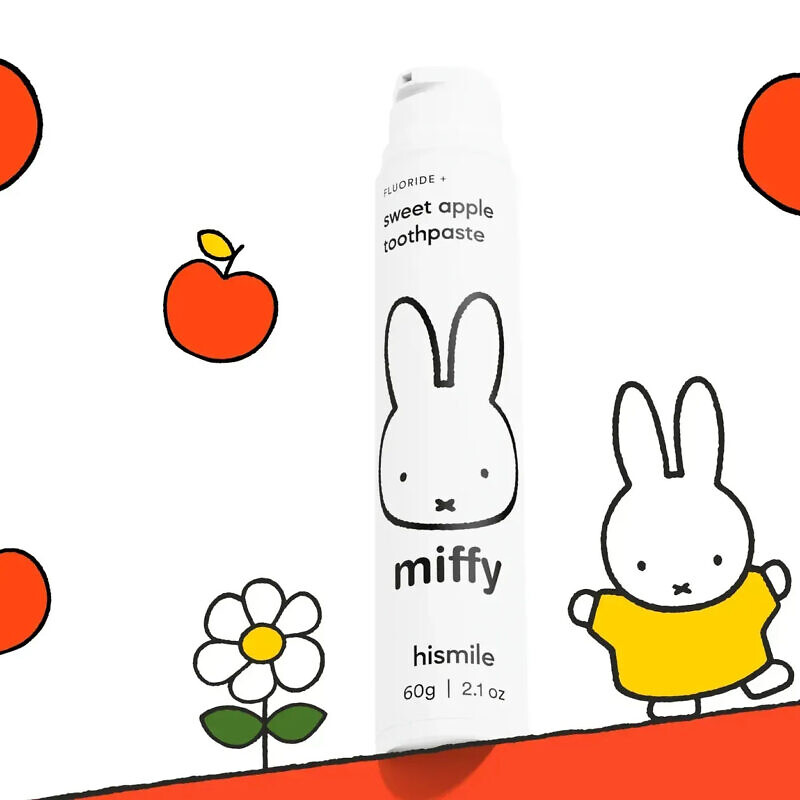 Hismile Miffy Toothpaste 60g - Зубна паста зі смаком солодкого яблука - Зображення 3