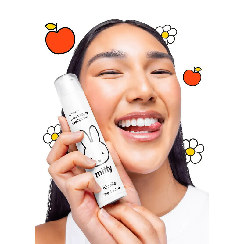 Hismile Miffy Toothpaste 60g - Зубна паста зі смаком солодкого яблука - Зображення 4