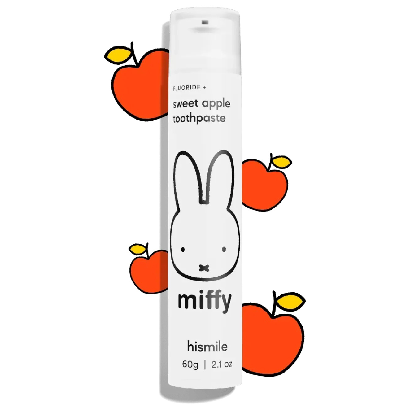 hismile-miffy-toothpaste-60g-zubna-pasta-zi-smakom-solodkoho-iabluka Купити зубну пасту зі смаком солодкого яблука Hismile Miffy Toothpaste 60g з доставкою по Україні.