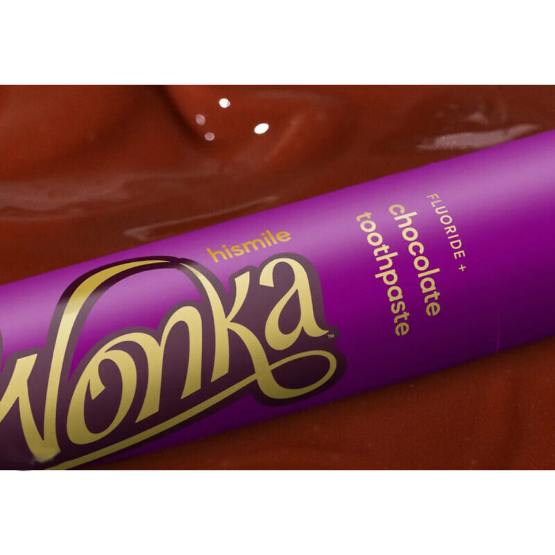 Hismile Wonka Chocolate Toothpaste 60g - Зубна паста зі смаком шоколаду - Зображення 4