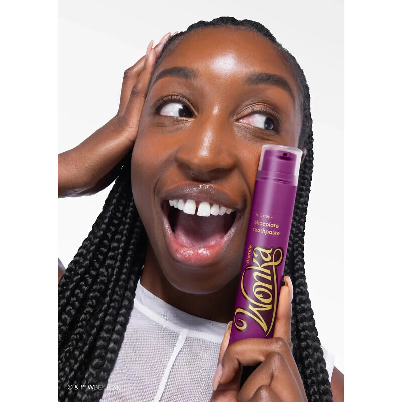 Hismile Wonka Chocolate Toothpaste 60g - Зубна паста зі смаком шоколаду - Зображення 5