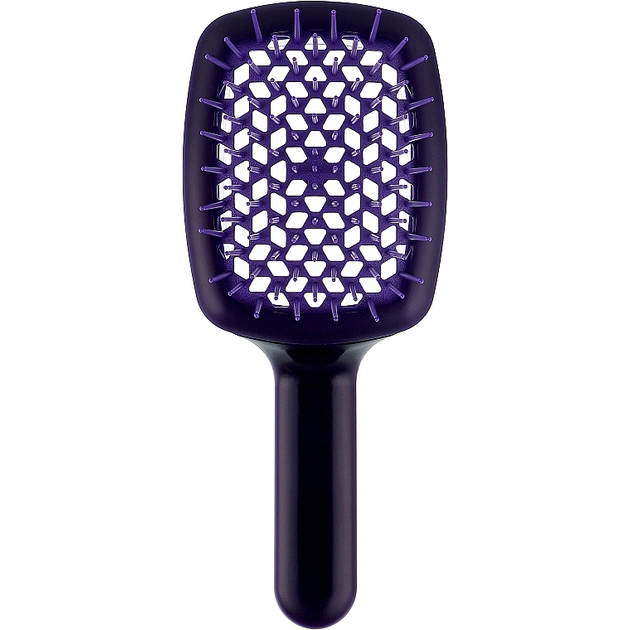 Купити щітку термозахист для волосся Janeke Curvy "M" Vented Brush фіолетову з доставкою.