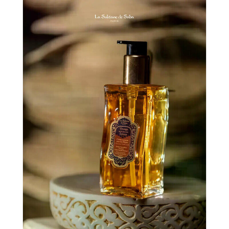 La Sultane De Saba Cleansing Hand Cream Ayurvedic Amber Vanilla Patchouli 200 мл - Крем для миття тіла та рук Аюрведичний - Зображення 5