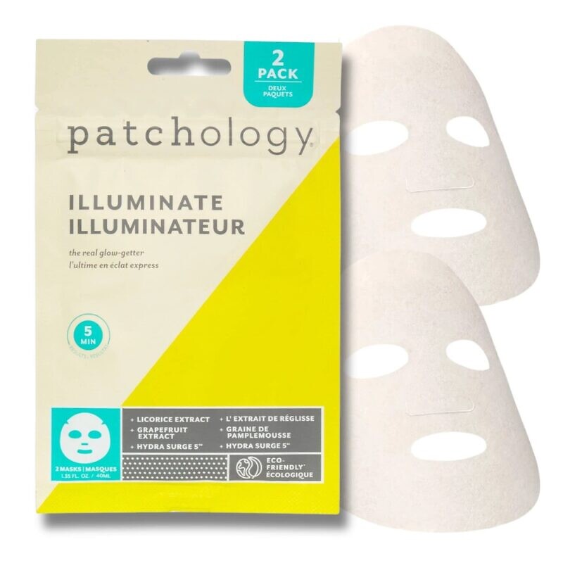 Patchology FlashMasque Illuminate 5 Minute Sheet Mask – Маска для сяйва шкіри - Зображення 2