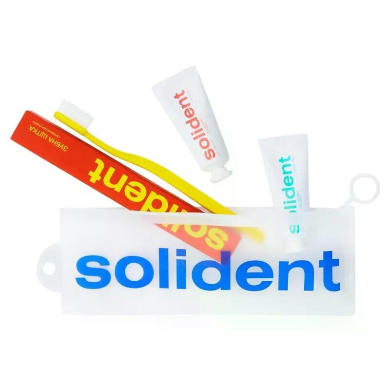 Купити набір для подорожей м'ята/ананас Solident Travel kit Mint/Pineapple з доставкою.