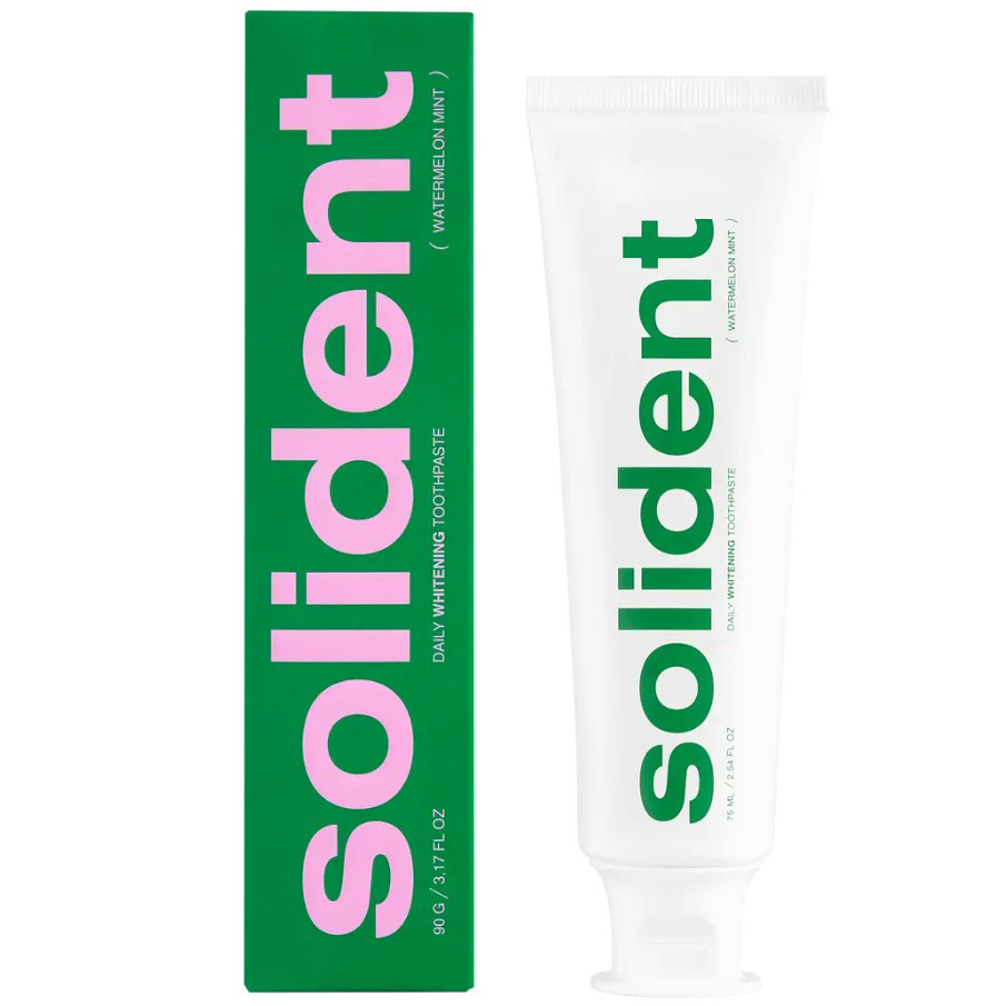 solident-watermelon-mint-75-ml-shchodenna-vidbiliuvalna-zubna-pasta-kavun-miata Купити щоденну відбілювальну зубну пасту кавун-м'ята Solident Watermelon Mint 75 мл з доставкою по Україні.