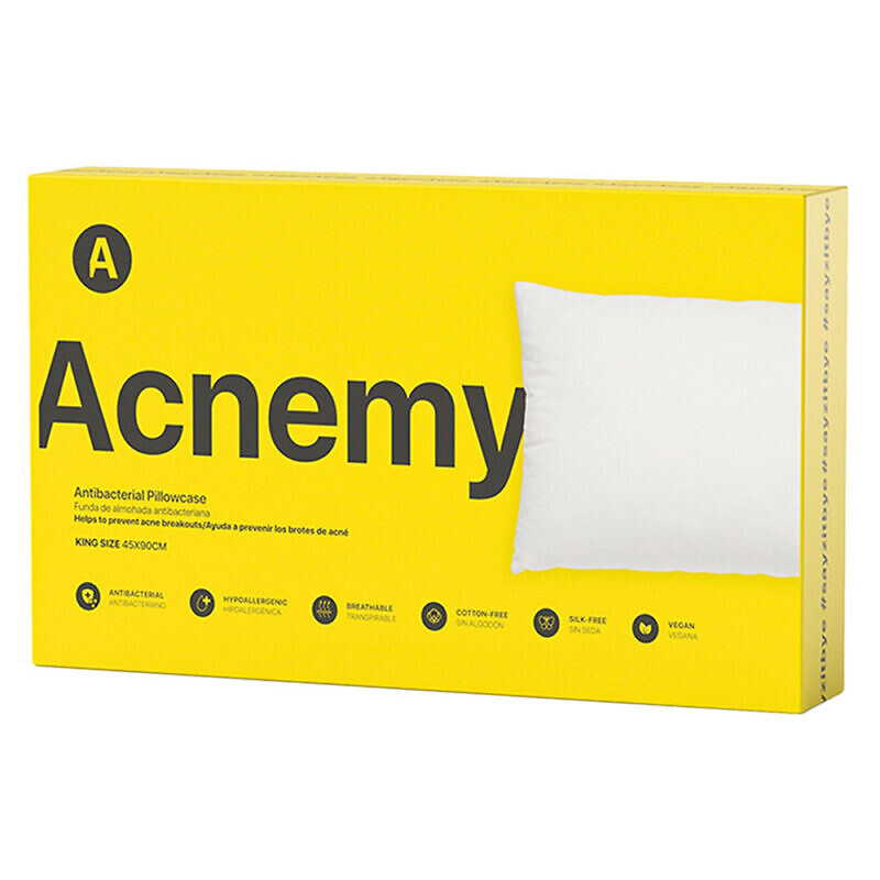 Acnemy Antibacterial Pillow Case King Size 90x45 см - Наволочка із зволожуючими та антивіковими властивостями - Зображення 3