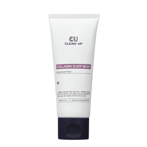 Купити колагенову нічну маску Cuskin Clean-Up Collagen Sleep Mask 70 г з доставкою по Україні.