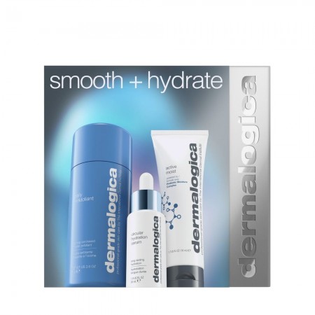 Купити тріо бестселерів для відновлення і зволоження шкіри Dermalogica Smooth + Hydrate kit з доставкою.