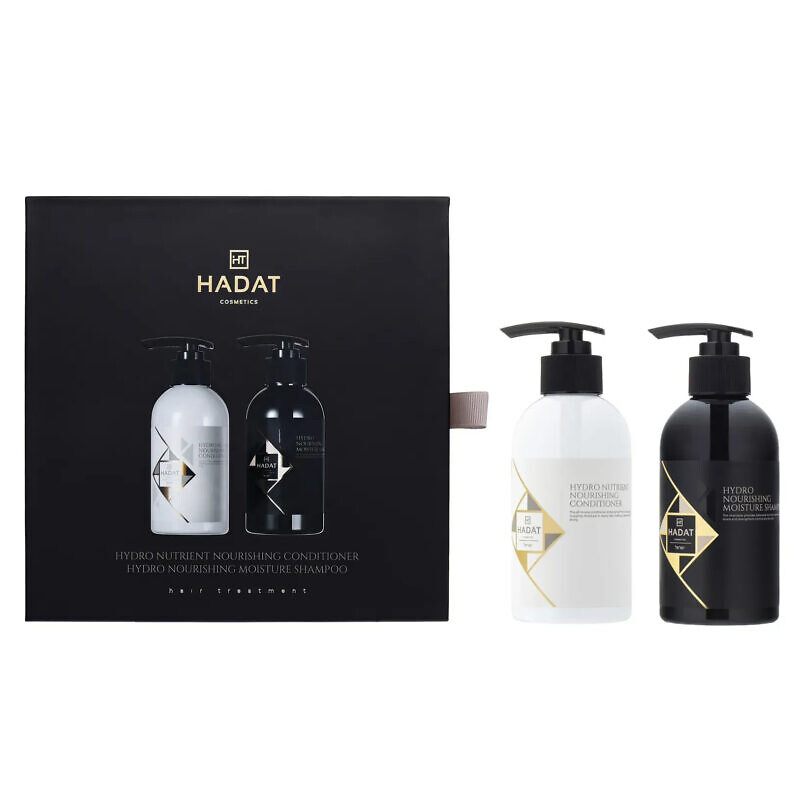 Hadat Hydro Nourishing Moisture Shampoo+ Hadat Hydro Nutrient Nourishing Conditioner 70 мл - Подарунковий набір для інтенсивного зволоження волосся - Зображення 2