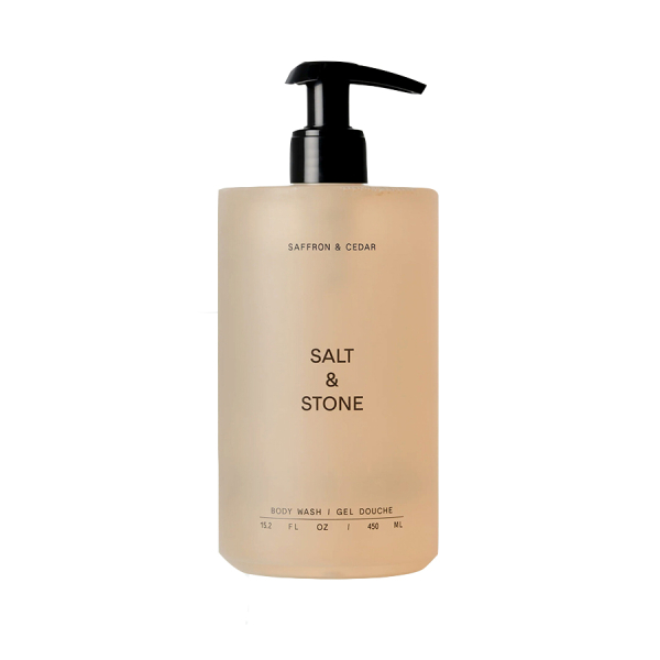 Купити антиоксидантний гель для душу з ароматом шафрану та кедру Salt & Stone Body Wash Saffron & Cedar 450 мл з доставкою.