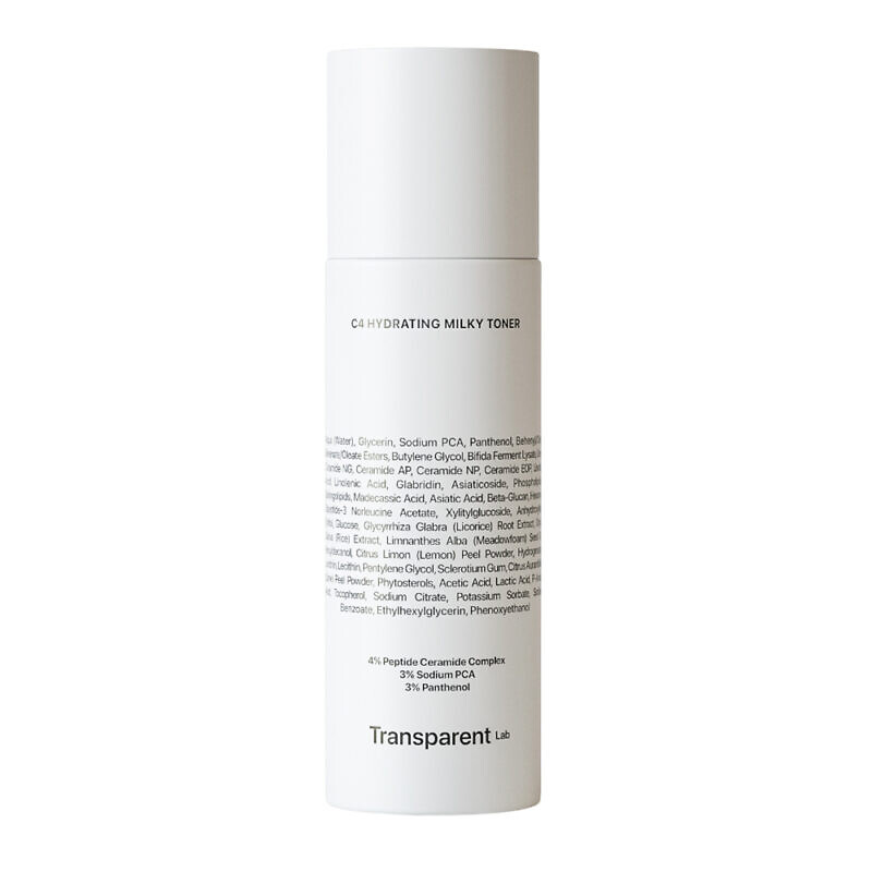 Купити зволожуючий молочний тонер Transparent Lab C4 Hydrating Milk Toner 130 мл з доставкою по Україні.