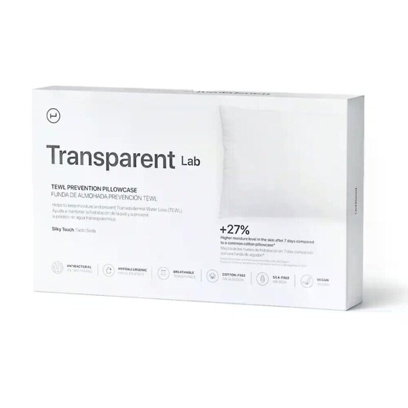 Купити наволочку із зволожуючими та антивіковими властивостями Transparent Lab Pillowcase Queen Size 50x75 з доставкою.