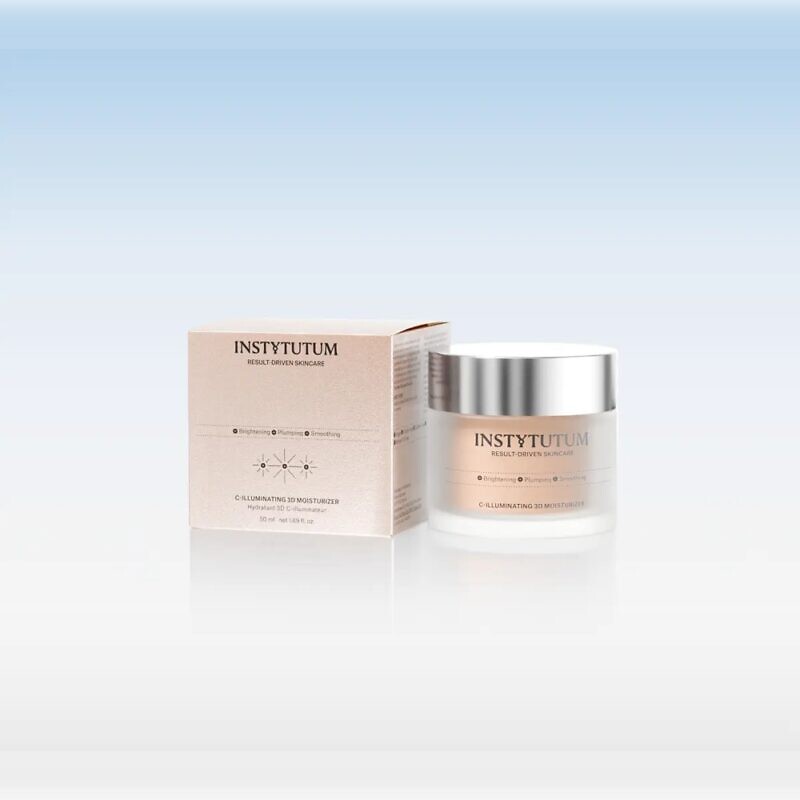 Instytutum C-Illuminating 3D Moisturizer 50 мл – Зволожувальний крем з ефектом сяяння (Довершена) - Зображення 2