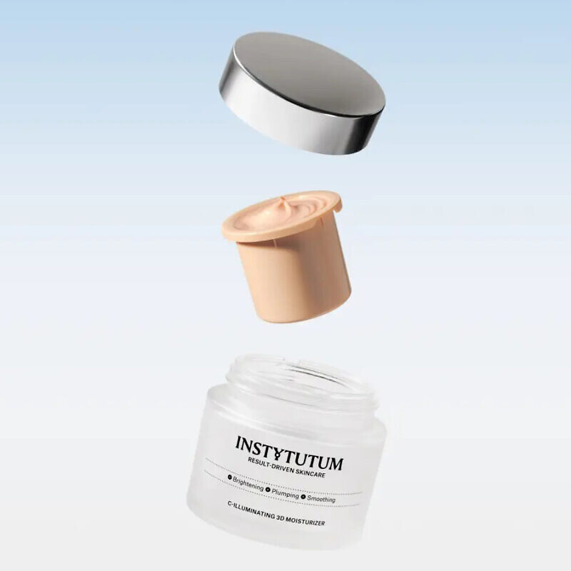 Instytutum C-Illuminating 3D Moisturizer 50 мл – Зволожувальний крем з ефектом сяяння (Рефіл) - Зображення 2
