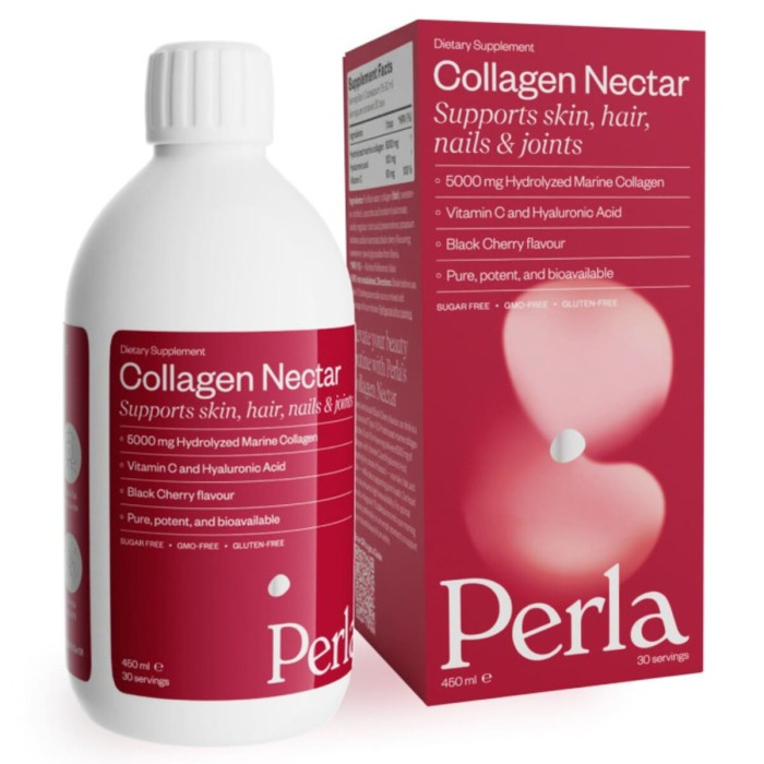 Купити рідкий морський колаген зі смаком черешні Perla Helsa Collagen Nectar 450 мл з доставкою.