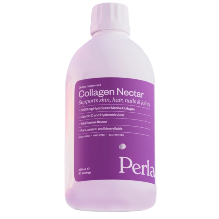 Купити рідкий морський колаген зі смаком лісових ягід Perla Helsa Collagen Nectar 450 мл з доставкою.