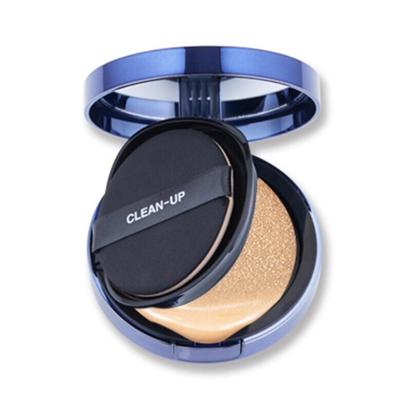 CU Skin Clean-Up Skinfit Cushion Pact (Ton 19) – Інноваційний кушон зі змінним блоком SPF50+ PA+++ (Тон 19) - Зображення 2