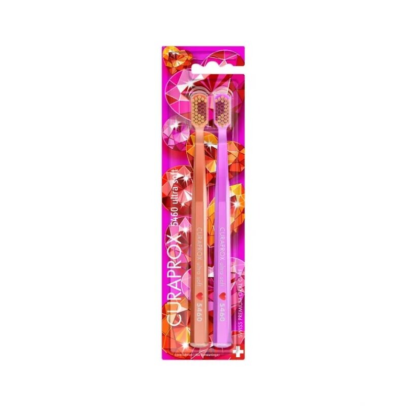 Купити зубну щітку Curaprox Ultra-Soft Toothbrush CS 5460 Love Edition 2026 2 шт з доставкою.